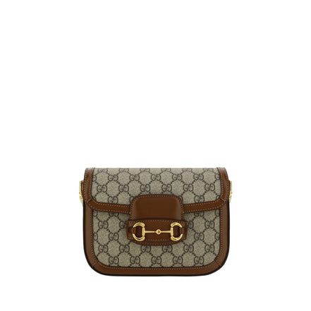 Τσάντα Gucci καφέ από πολυαιθυλένιο  