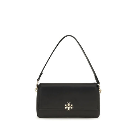 Tory Burch Black Calf Leather Bos Taurus Shoulder Bag