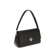 Tory Burch Black Calf Leather Bos Taurus Shoulder Bag
