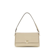 Tory Burch Beige Calf Leather Bos Taurus Shoulder Bag