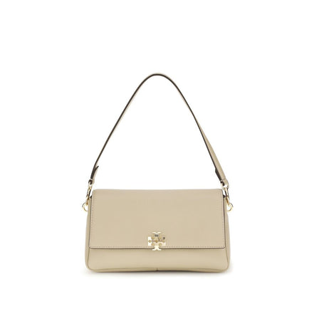 Tory Burch Beige Calf Leather Bos Taurus Shoulder Bag