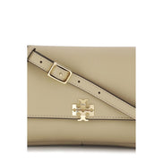 Tory Burch Beige Calf Leather Bos Taurus Shoulder Bag