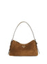 Prada Brown Calf Leather Bos Taurus Shoulder Bag