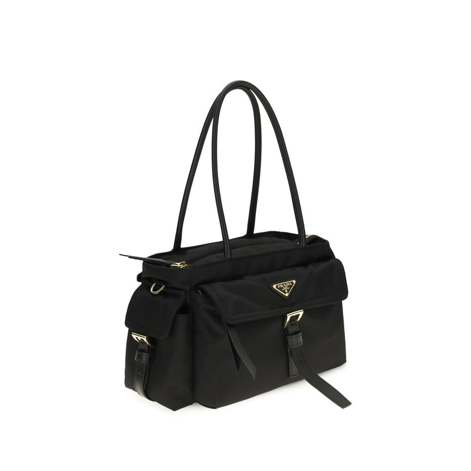 Prada Black Polyamide Shoulder Bag