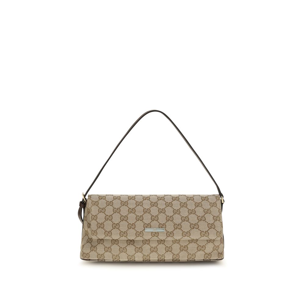 Τσάντα χειρός Gucci από καφέ πολυεστέρα  