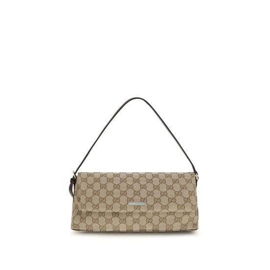 Τσάντα χειρός Gucci από καφέ πολυεστέρα  