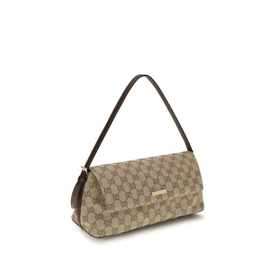 Τσάντα χειρός Gucci από καφέ πολυεστέρα  