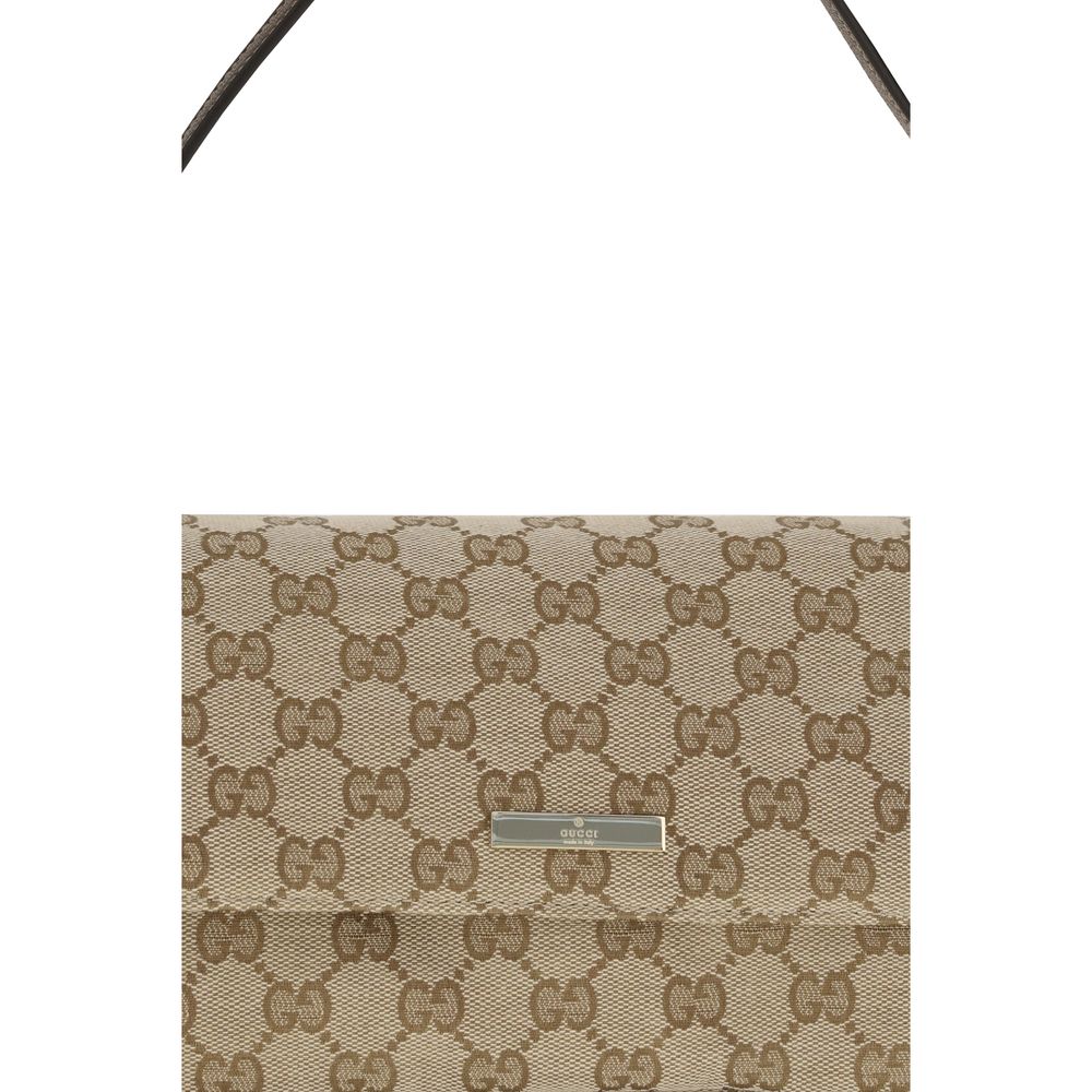 Τσάντα χειρός Gucci από καφέ πολυεστέρα  
