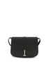 Tom Ford Black Calf Leather Bos Taurus Shoulder Bag