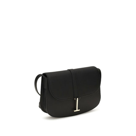 Tom Ford Black Calf Leather Bos Taurus Shoulder Bag