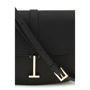 Tom Ford Black Calf Leather Bos Taurus Shoulder Bag