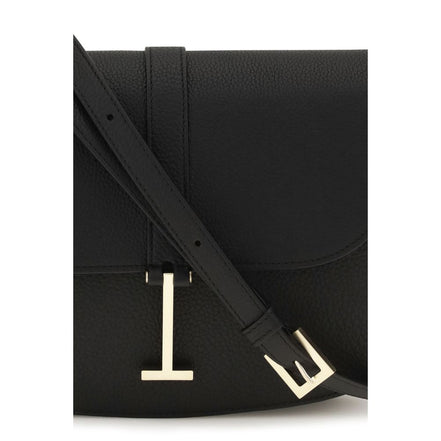 Tom Ford Black Calf Leather Bos Taurus Shoulder Bag