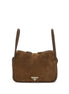 Prada Brown Calf Leather Bos Taurus Handbag
