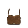 Prada Brown Calf Leather Bos Taurus Handbag
