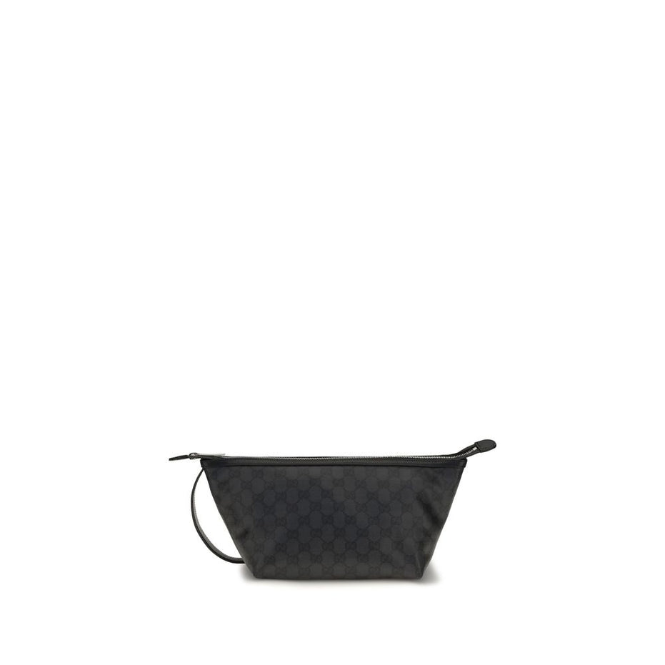 Gucci Black Fabric Clutch Bag