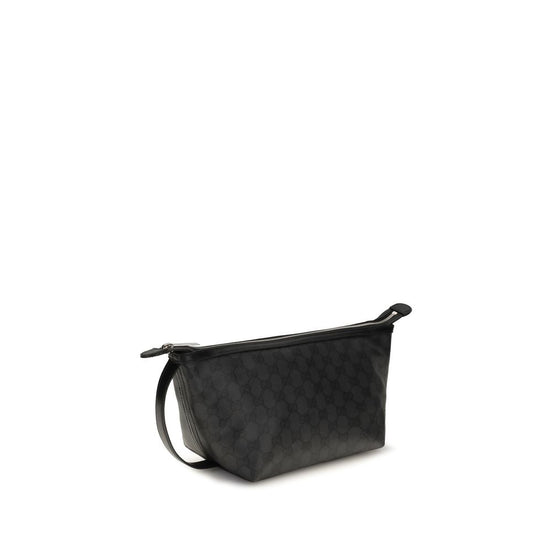 Μαύρη βαμβακερή τσάντα Gucci