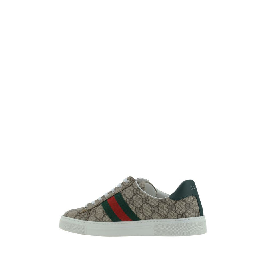 Gucci Multicolor Fabric Low Top Sneakers