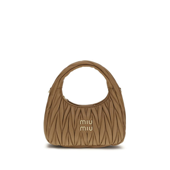 Miu Miu Beige Lamb Ovis Aries Aries Handbag