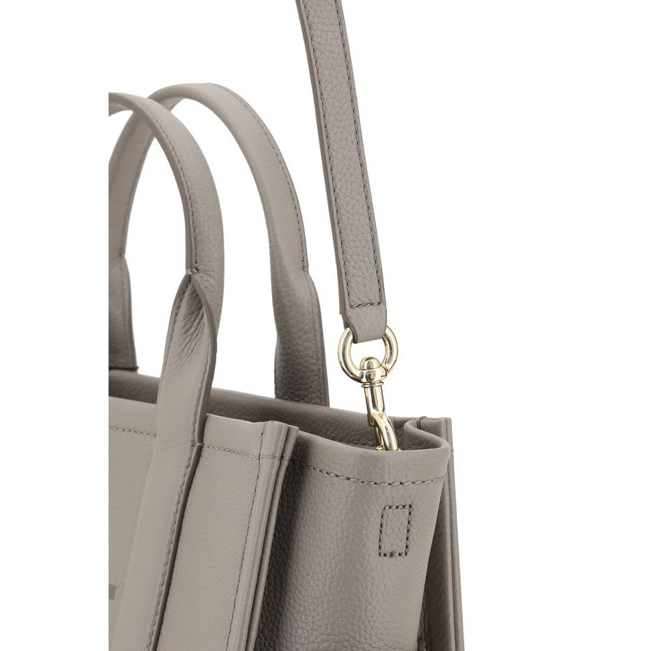 Marc Jacobs Gray Calf Leather Bos Taurus Handbag