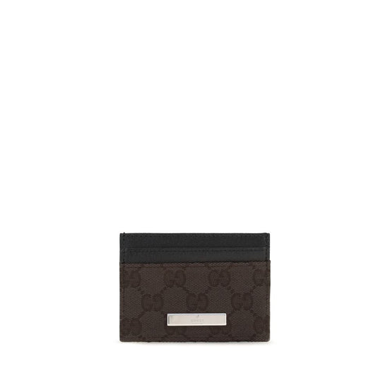Καφέ πορτοφόλι Gucci από πολυεστέρα