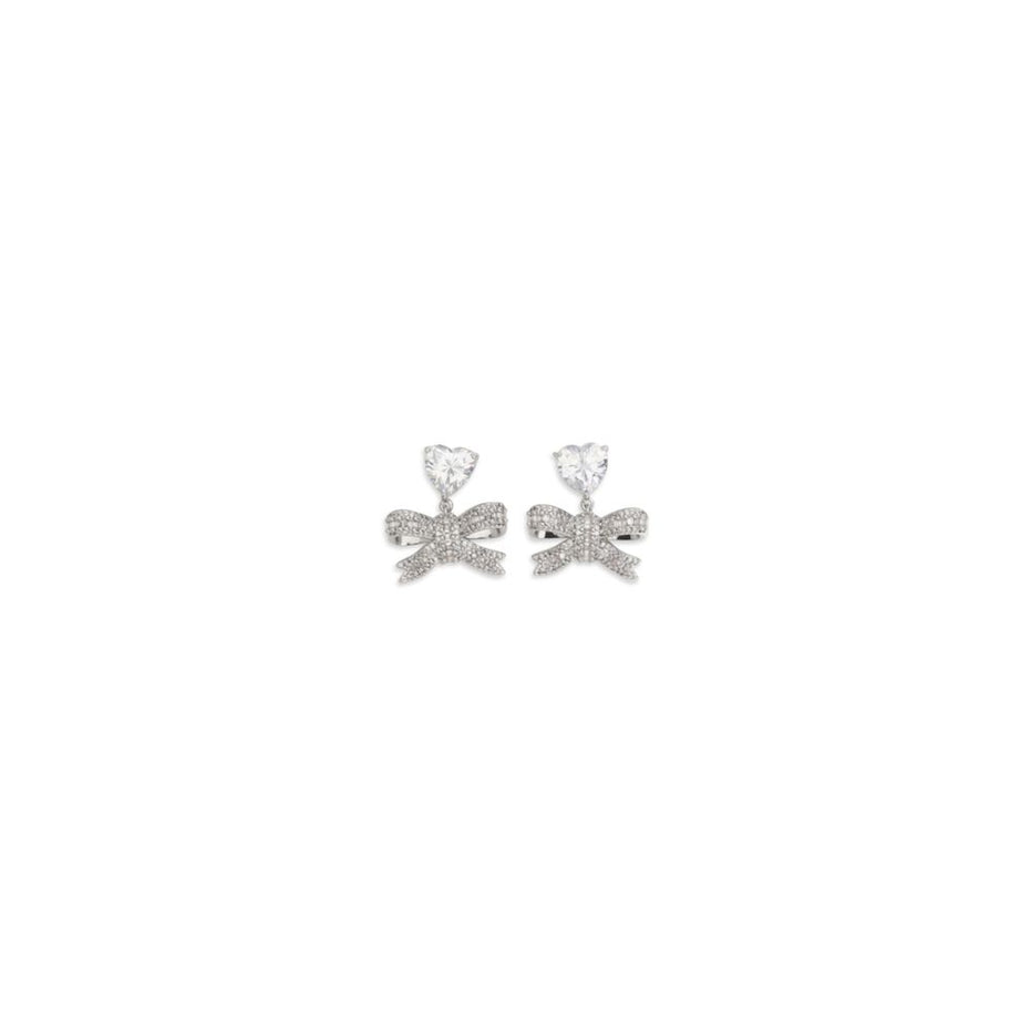 Self-Portrait Silver Brass Earrings