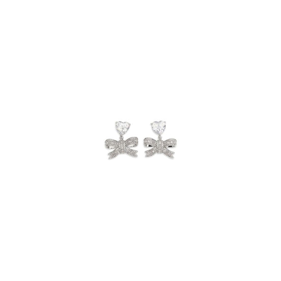 Self-Portrait Silver Brass Earrings