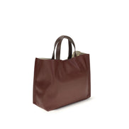 Marni Beige Calf Leather Bos Taurus Shoulder Bag