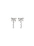 Self-Portrait Silver Brass Earrings