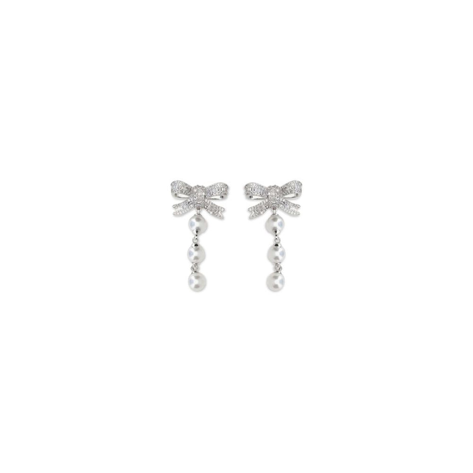 Self-Portrait Silver Brass Earrings