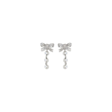 Self-Portrait Silver Brass Earrings