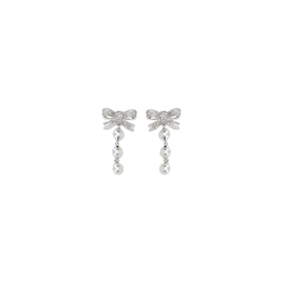 Self-Portrait Silver Brass Earrings