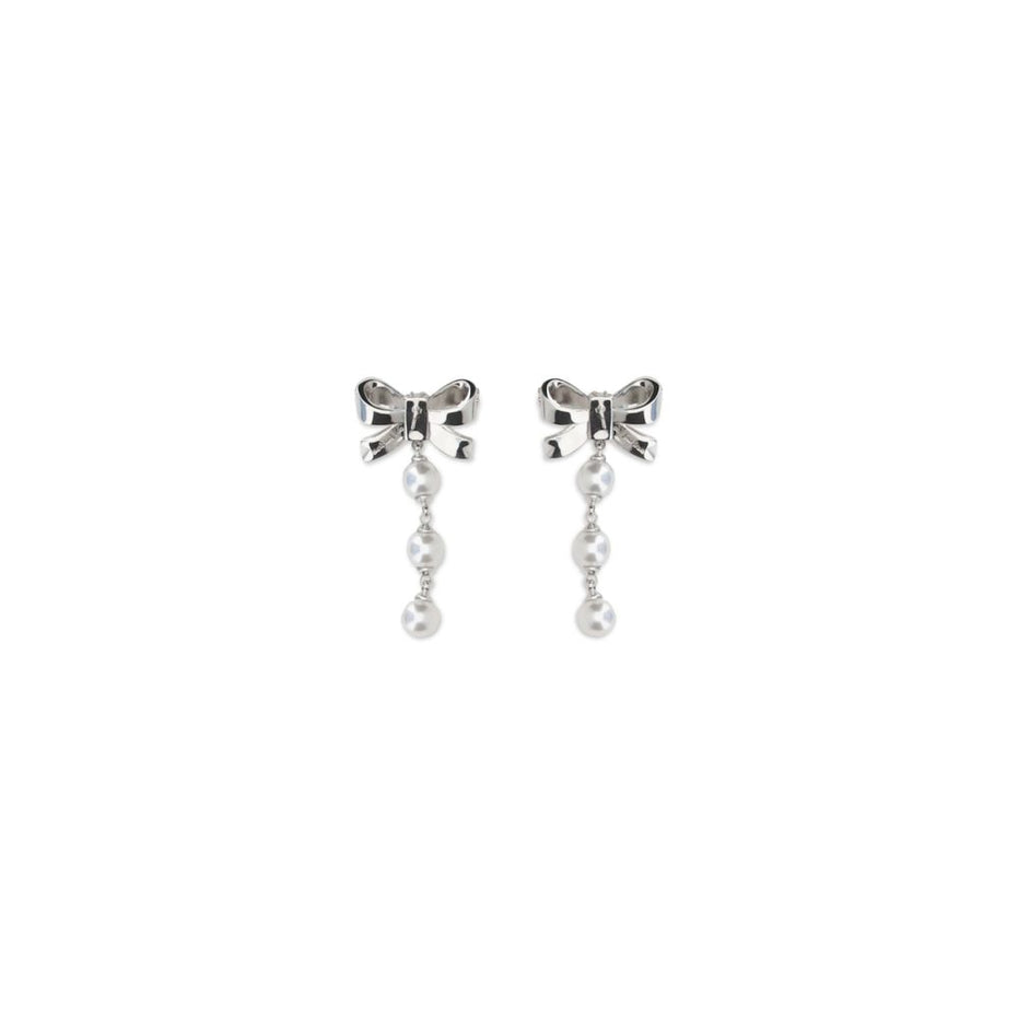 Self-Portrait Silver Brass Earrings