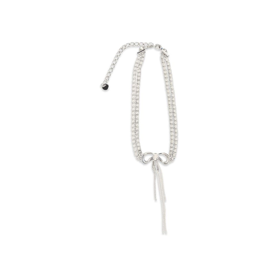 Self-Portrait Silver Brass Necklace