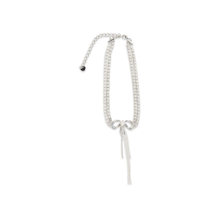 Self-Portrait Silver Brass Necklace