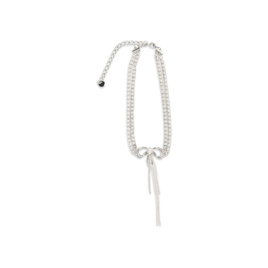 Self-Portrait Silver Brass Necklace
