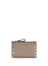 Valentino Garavani Beige Calf Leather Bos Taurus Wallet