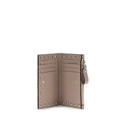 Valentino Garavani Beige Calf Leather Bos Taurus Wallet