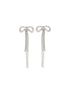 Self-Portrait Silver Brass Earrings