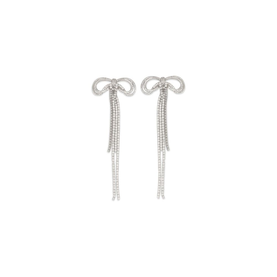 Self-Portrait Silver Brass Earrings