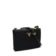 Prada Μαύρη Τσάντα Χιαστί από Νάιλον