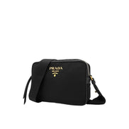 Μαύρη νάιλον τσάντα ώμου Prada