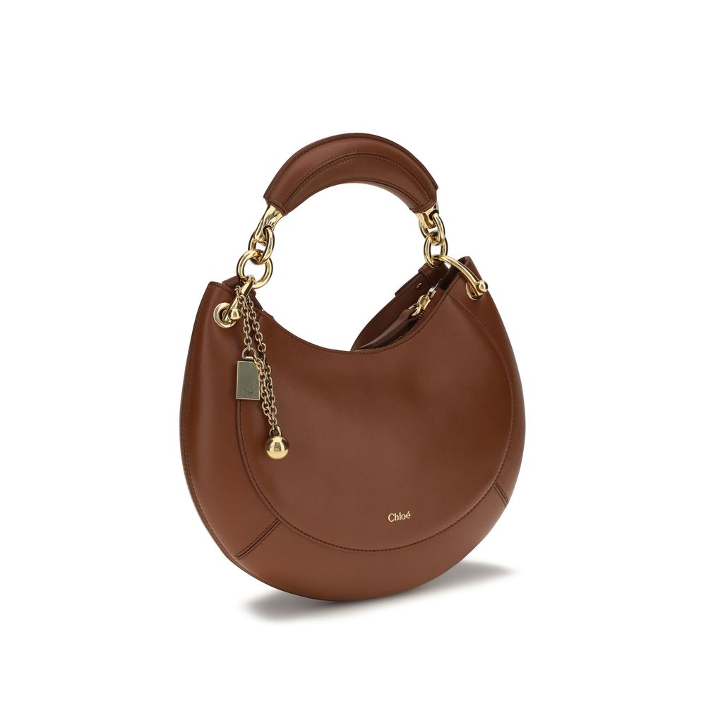 Chloé Brown Calf Leather Bos Taurus Shoulder Bag