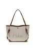 Chloé Beige Cotton Shoulder Bag