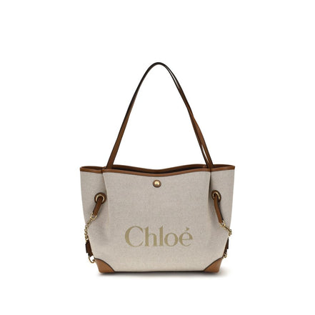 Chloé Beige Cotton Shoulder Bag