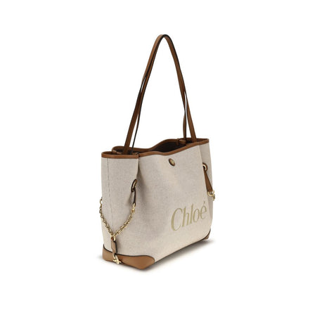 Chloé Beige Cotton Shoulder Bag