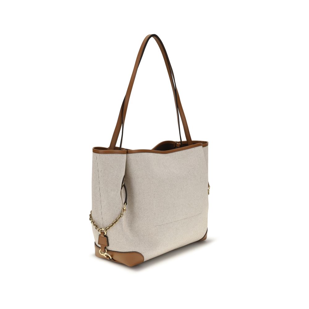 Chloé Beige Cotton Shoulder Bag