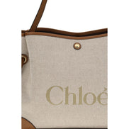 Chloé Beige Cotton Shoulder Bag