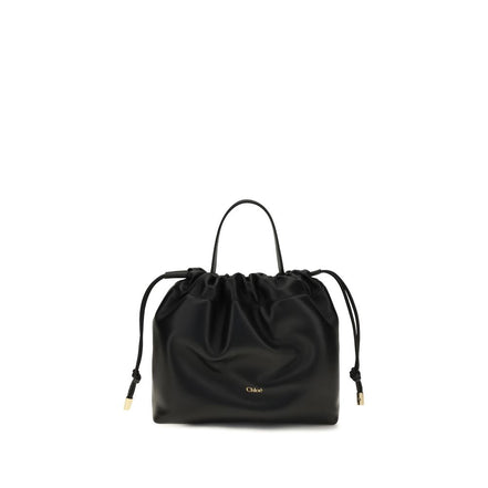 Chloé Black Lamb Ovis Aries Aries Shoulder Bag