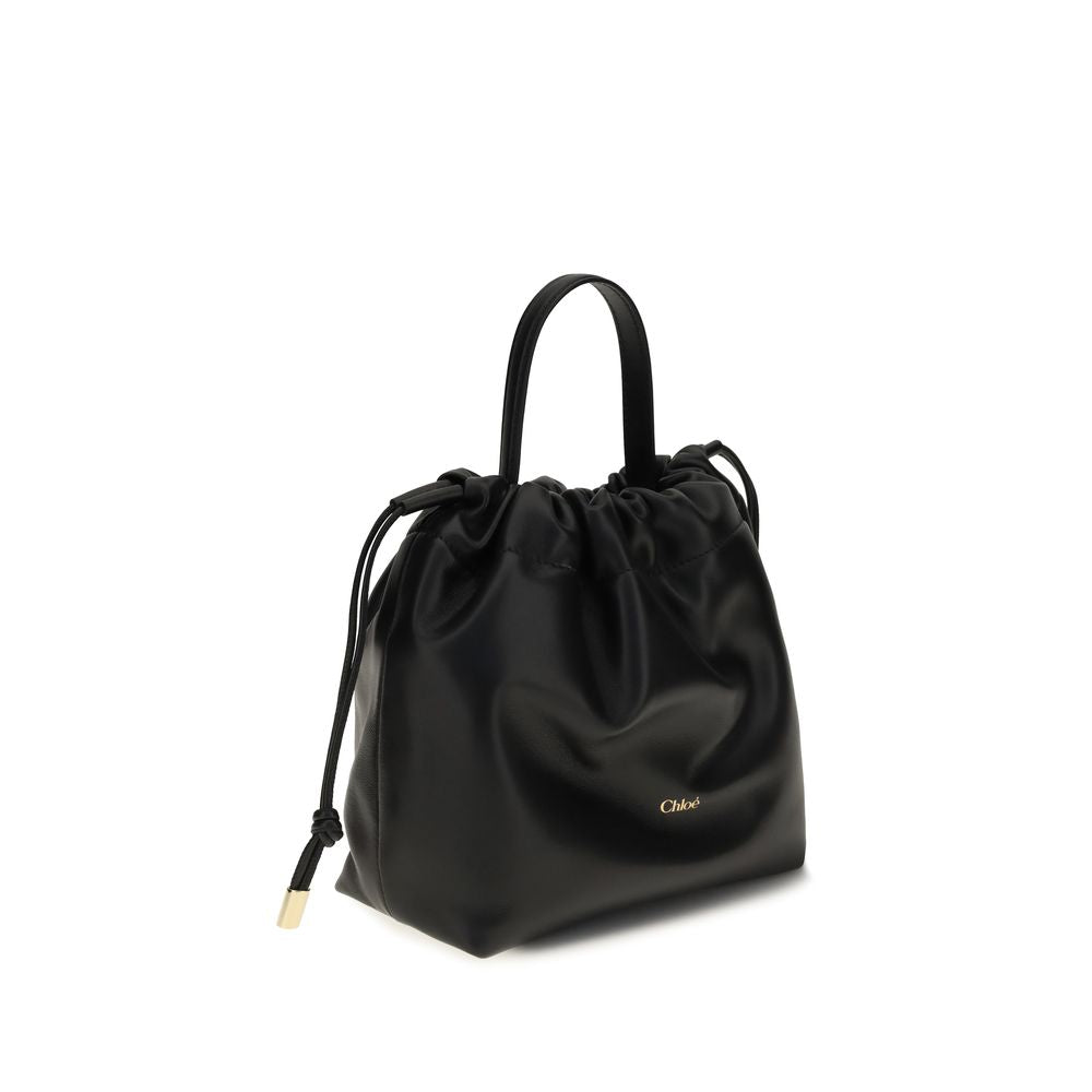 Chloé Black Lamb Ovis Aries Aries Shoulder Bag
