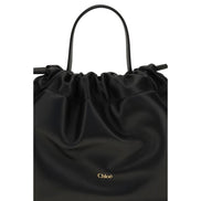 Chloé Black Lamb Ovis Aries Aries Shoulder Bag